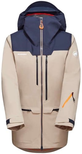 Mammut Haldigrat HS Hooded Jacket W - Savannah/Marine - L