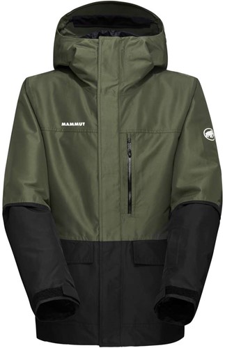 Mammut Fall Line HS Thermo Hooded Jacket M - Dark Marsh/Black - L