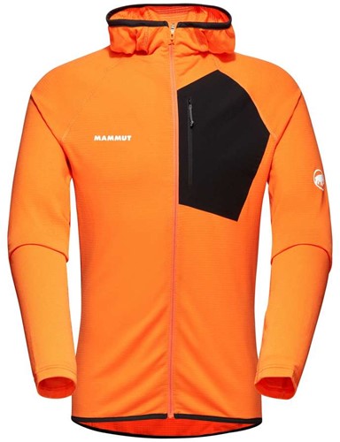 Mammut Aenergy Light ML Hooded Jacket M - Dark Tangerine/Black - XL