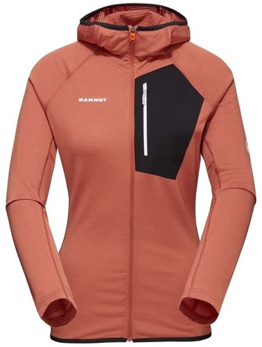 Mammut Aenergy Light ML Hooded Jacket W - Brick/Black - S