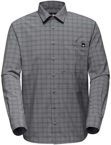 Mammut Lenni Longsleeve Shirt M - Steel/Black - XXL