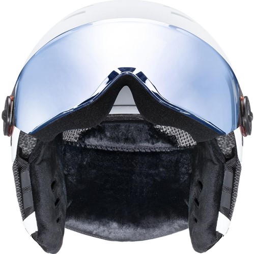 Uvex Rocket Jr. Visor - White/Black Mat - 51-55 cm Your specialist