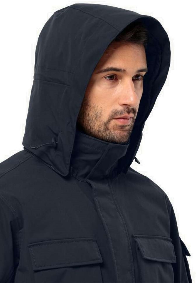 Jack wolfskin glacier canyon parka blue shop