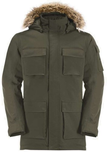 Jack Wolfskin Glacier Canyon Parka - Island Moss - S