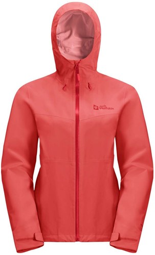 Jack Wolfskin Highest Peak 3L Jacket W - Vibrant Red - XL
