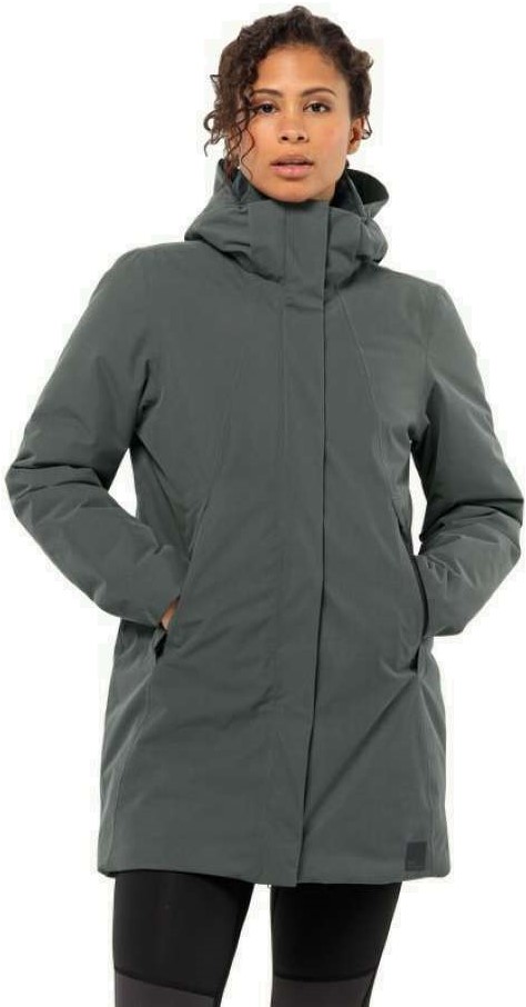 Jack Wolfskin Salier Coat W - Slate Green - L Your specialist in outdoor,  wintersports, fieldhockey and more