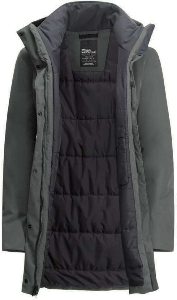 Jack Wolfskin Salier Coat wintersports, specialist in outdoor, Slate fieldhockey W and - - Your more L Green