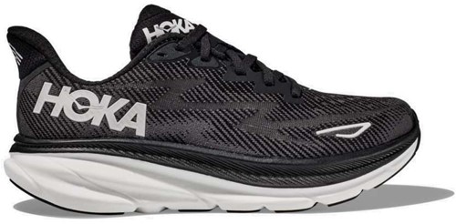 Hoka M Clifton 9 - Black/White - 42 2/3 (US 9)