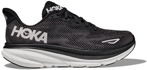 Hoka W Clifton 9 - Black/White - 38 2/3 (US 7)