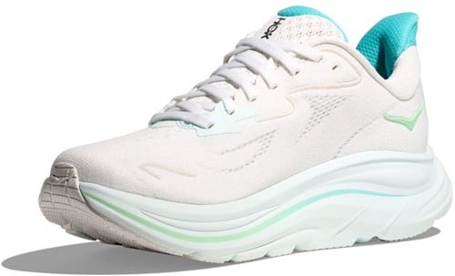 Hoka W Clifton 10 - White/Cielo Blue