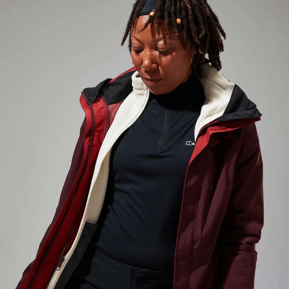 Berghaus W s Hillwalker Interactive Jacket Dark Purple 10 Your specialist in outdoor wintersports fieldhockey and more