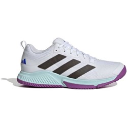 Adidas Court Team Bounce 2.0 - Flash Aqua/FTWR White/Lucid Lemon - Women's Hockey Shoes