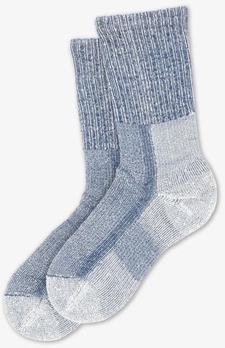 Thorlos Light Hiking Women's Crew Socks - Slate Blue