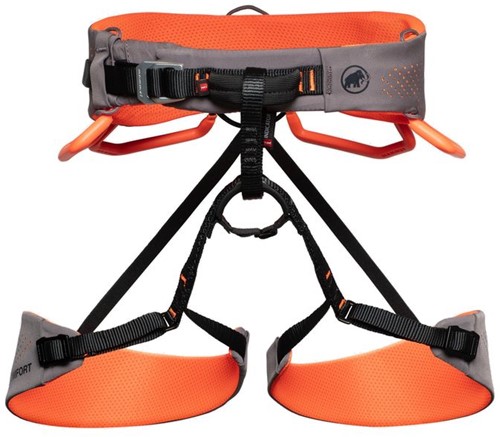 Mammut Comfort Fast Adjust Harness W - Shark/Safety Orange - M