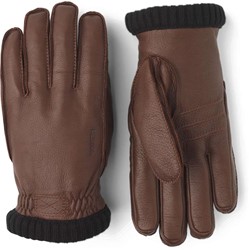 Hestra Deerskin Primaloft Rib - Chocolate - Men's Gloves