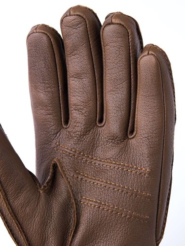 Hestra Deerskin Primaloft Rib - Chocolate