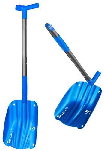 Ortovox Pro Alu III + Pocket Spike - Safety Blue