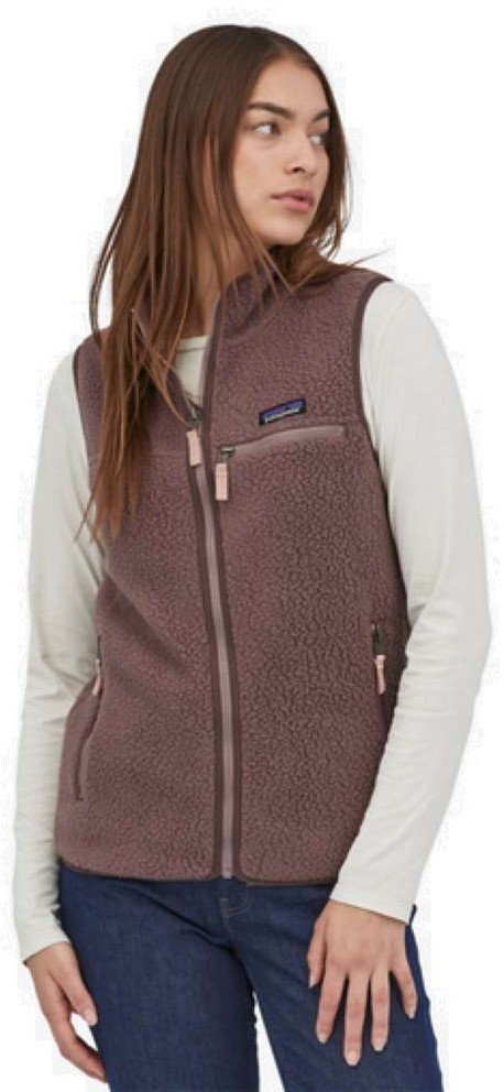 Women's retro pile fleece vest best sale