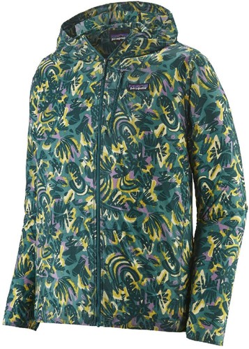 Patagonia M's Houdini Jacket - Wild Botanist: Wetland Blue - S