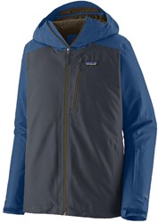 Patagonia Insulated Powder Town Jacket - Smolder Blue w/Clement Blue - Men's Winter Jacket