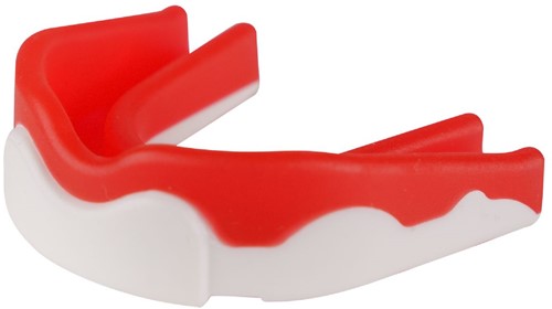 Brabo Mouthguard Senior - Trans Red/White