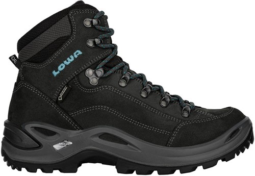 Lowa Renegade GTX Mid Ws - Asphalt/Turquoise - 39 1/2 (UK 6)
