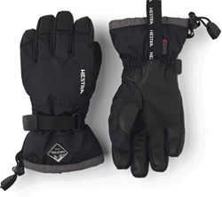 Hestra Gauntlet CZone Jr. - 5 Finger - Black/Graphite - Kid's Gloves
