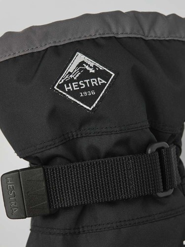 Hestra Gauntlet CZone Jr. - 5 Finger - Black/Graphite
