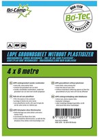 Bo-Camp Groundsheet - LDPE - Transparant - 4x6 m