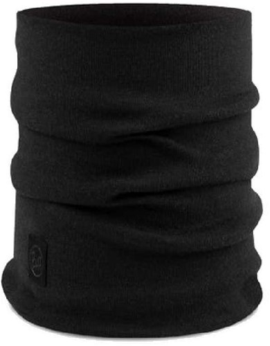 Buff Merino Heavyweight - Solid Black - Neckwarmer
