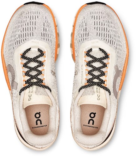 On Cloudmonster 2 W - Ivory/Tangerine