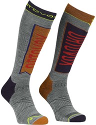 Ortovox Free Ride Long Socks - Clay Orange - Men's Ski Socks