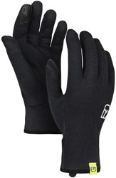 Ortovox 185 Rock'N'Wool Glove Liner - Black Raven - Men's Liner Gloves