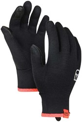 Ortovox 185 Rock'N'Wool Glove Liner - Black Raven - Women's Liner Gloves