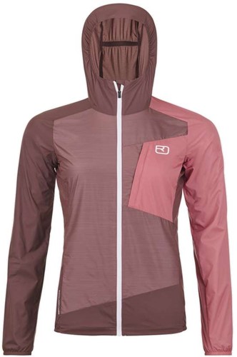 Ortovox Windbreaker Jacket W - Mountain Rose - M