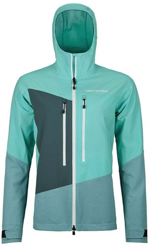 Ortovox Westalpen Softshell Jacket W - Ice Waterfall - M