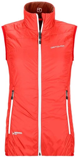Ortovox Swisswool Piz Grisch Vest W - Coral - XS