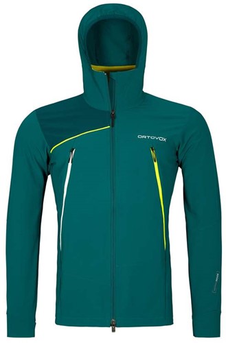 Ortovox Pala Hooded Jacket M - Pacific Green - S