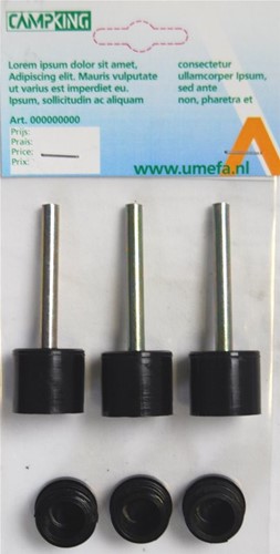 Campking Polepoint/Polefoot 19mm 3pcs
