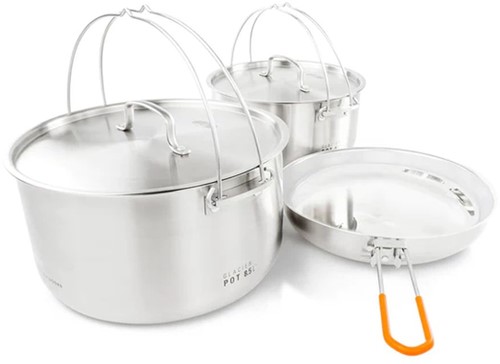 GSI Outdoors Glacier Stainless Troop Cookset