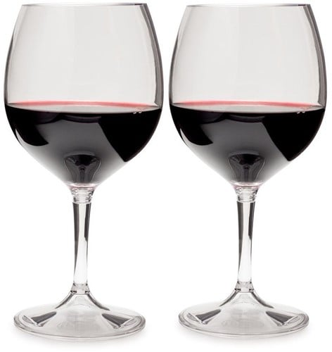 GSI Outdoors Nesting Red Wine Glass Set