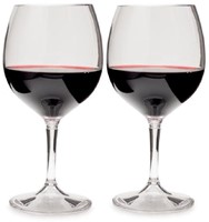 GSI Outdoors Nesting Red Wine Glass Set