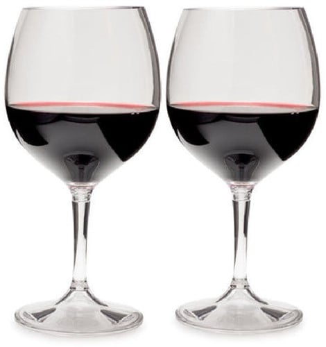 GSI Outdoors Nesting Red Wine Glass Set