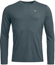 Ortovox 185 Rock'N'Wool Long Sleeve - Dark Arctic Grey - Men's Thermo Shirt