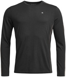 Ortovox 185 Rock'N'Wool Long Sleeve - Black Raven - Men's Thermo Shirt