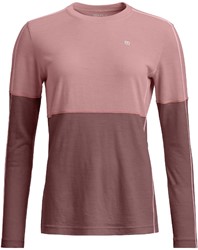 Ortovox 185 Rock'N'Wool Long Sleeve - Dusk Rose - Women's Thermo Shirt
