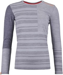 Ortovox 185 Rock'N'Wool Long Sleeve - Grey Blend - Women's Thermo Shirt