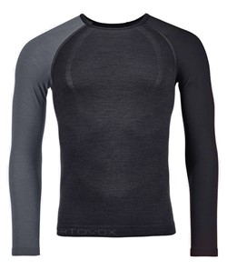 Ortovox 120 Comp Light Long Sleeve - Black Raven - Men's Long Sleeve