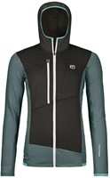 Ortovox Fleece Grid Hoody W - Dark Arctic Grey - S
