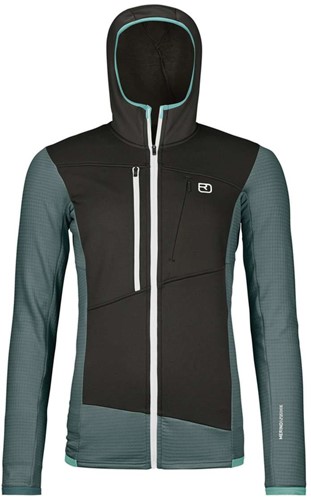 Ortovox Fleece Grid Hoody W - Dark Arctic Grey - XL